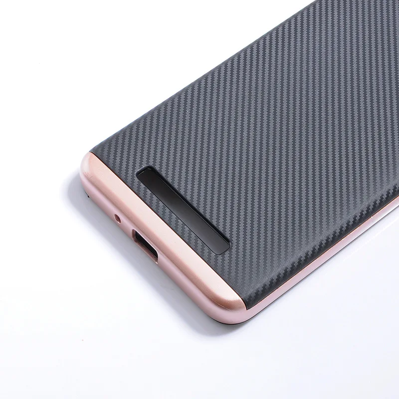 2017 New Arrival hybrid Carbon Fiber Case Cover for Redmi note 4X TPU+PC case for Redmi note 4X