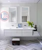 2017 Easy Assembling Modern Double Sink Bathroom Vanity