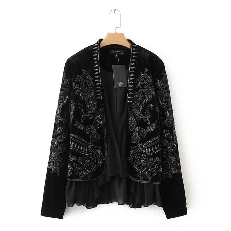 womens velvet cardigan