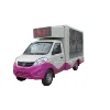 Foton 4x2 mini petro engine mobile advertising digital screen for van display video billboard led cargo van