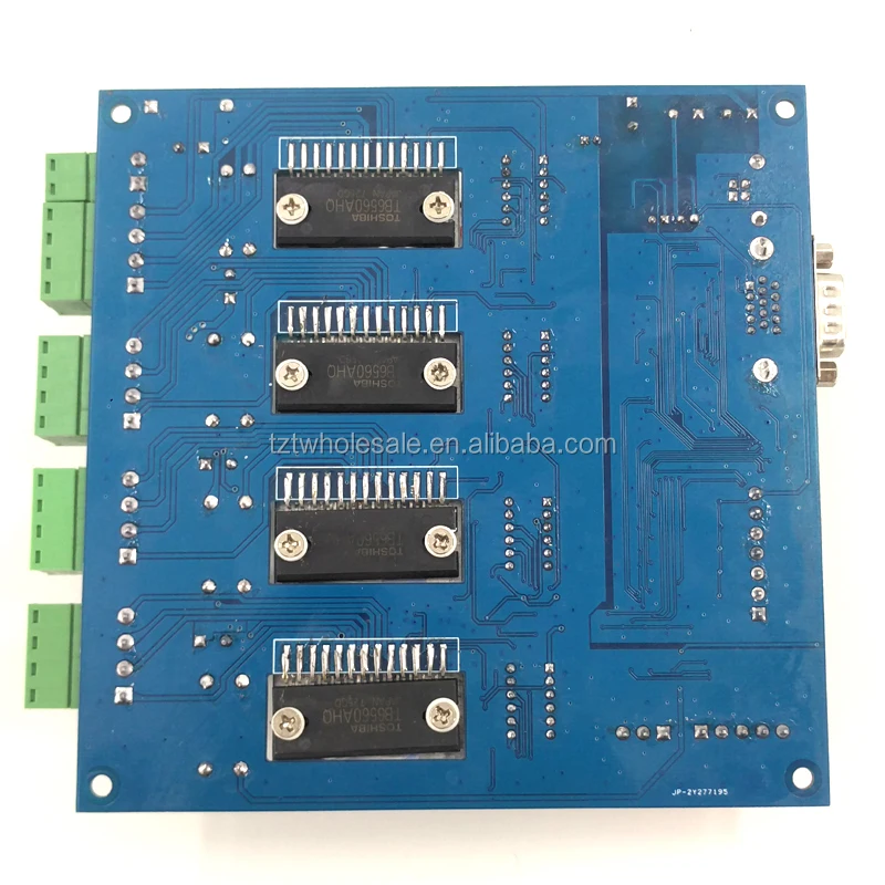 MACH3 4Axis TB6560 Stepper Motor Driver Board with MPG USB Port CD USB Cable 