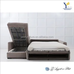 Wooden L Shaped Sofa Bed With Storage