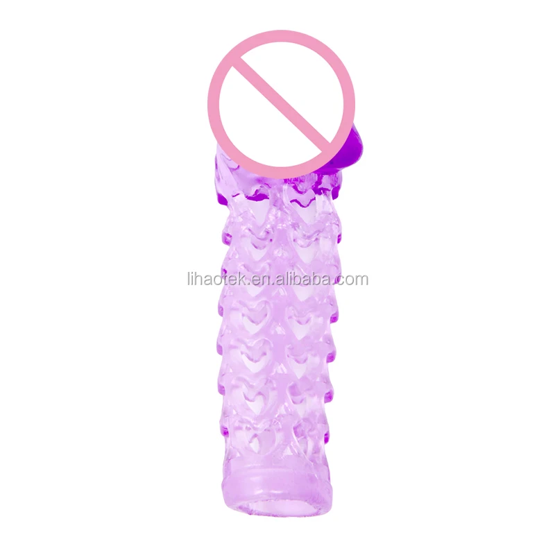 New Hot Reusable Full Cover Penis Sleeve Ring Delay Impotence Erection Condoms For Men New Hot Reusable Full Cover Penis Sleeve Ring Delay Impotence Erection Condoms For Men