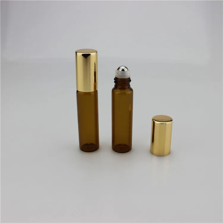 Promotion glass bottle roll on 5ml wholesale, new product amber 5ml glass attar roll on bottles for body care