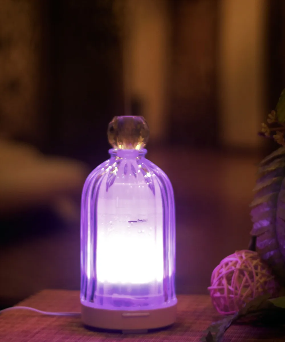 High Quality Crystal Glass Essential Oil Diffuser,Electric Aroma Lamp For Home Spa Relax And