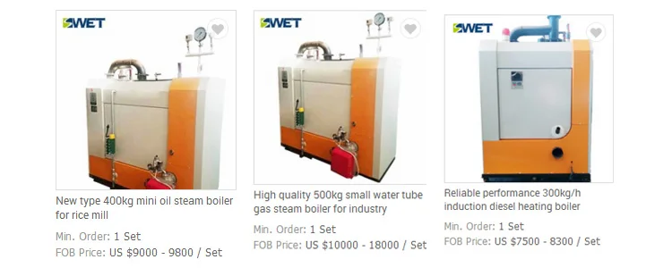 Good quality fully automatic 400kg new type oil steam and hot water boiler