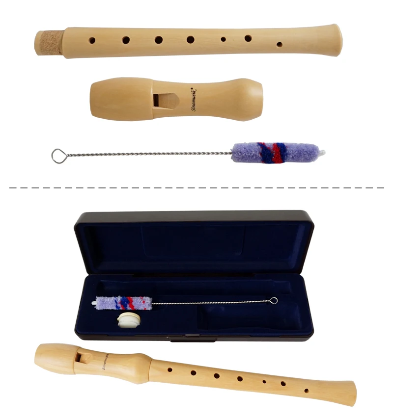 Sinomusik Brand Blockflute Professional Wooden Maple Recorder Flute