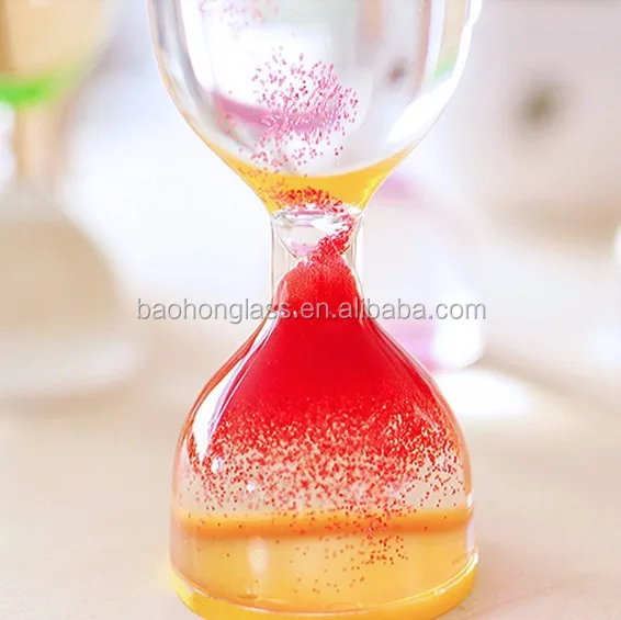 Liquid Hourglass Upward Floating Hourglass With Red Sand Buy