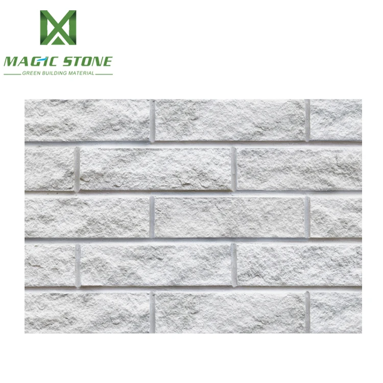 Decoration light weight 3d flexible brick soft tile exterior faux stone cladding