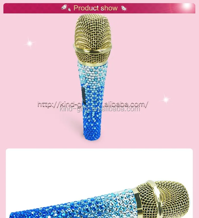 Bling Bling Black Rhinestone Sedate Style Avaliable For Shure