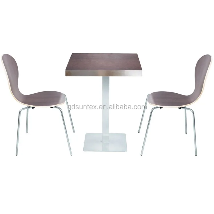 Modern Restaurant Furniture Wooden Dining Table And Chairs For Sale