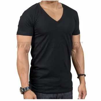 Tight Mens V Shape T Shirt - Buy V Shape T Shirt,Mens T Shirt,Tight T ...