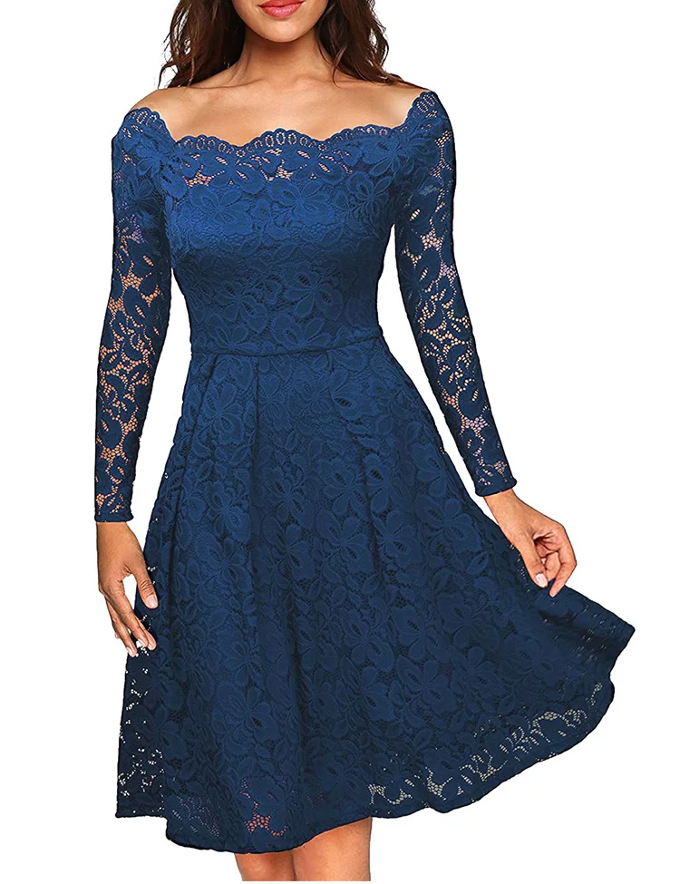 Beautiful Lady Fashion Lace Dress Women 