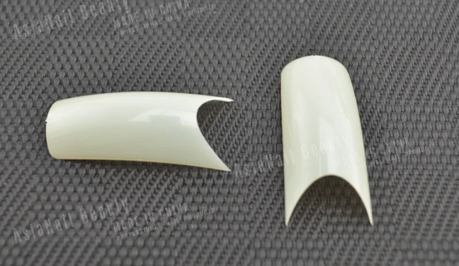 Hot new products French C cover white Fingernail matte style tips with factory prices