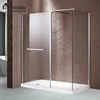 Wholesale high quality simple design tempered glass shower room for home