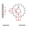 Motorcycle 520 Chain 15T Motorcycle Chain and Sprocket for Honda