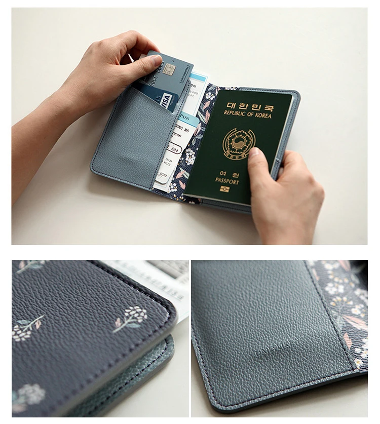Korean Style Cute Passport Holder Travel Document Bag - Buy Passport ...