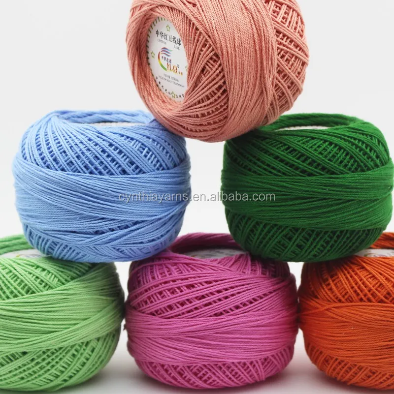 Cynthia Crochet Cotton Thread Customized Spun Yarn In China Buy