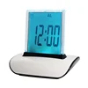 Luxury Multifunctional Large LCD Digital LED Colorful Changing Touch Screen LCD Alarm Clock