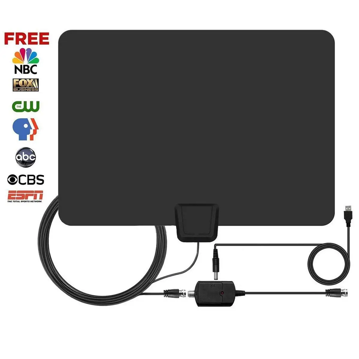 2018 New Version 50-80 Miles Long Range TV 2018 New Version Antenna - TV 2018 NEWEST VERSION Digital TV Antenna with Detachable Amplifier Signal Booster for 1080P