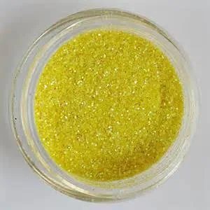 1/128 glitter powder fluorescent yellow