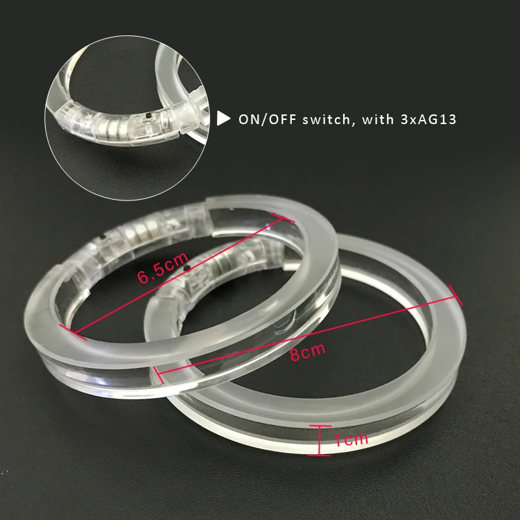 Acrylic led bracelet (8)