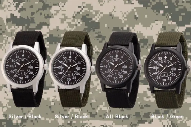 36mm Waterproof Luxury Watches Men Luminous Hands Dial Tradition Black Quartz Pilot Watch Men