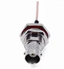 RF cable assembly waterproof IP67 BNC female front bulkhead to IPX UFL RG178 sliver plated copper pigtail cable