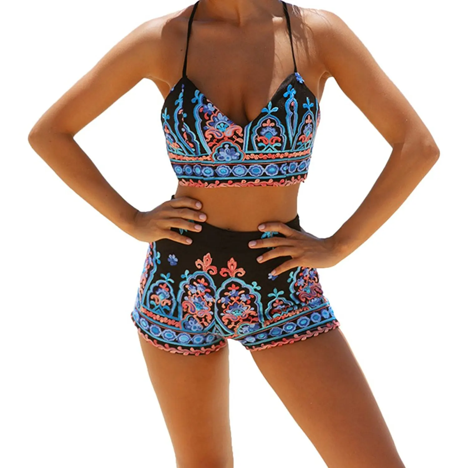 vintage style two piece swimsuits