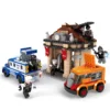 new style patrol wagon C building blocks interesting bricks