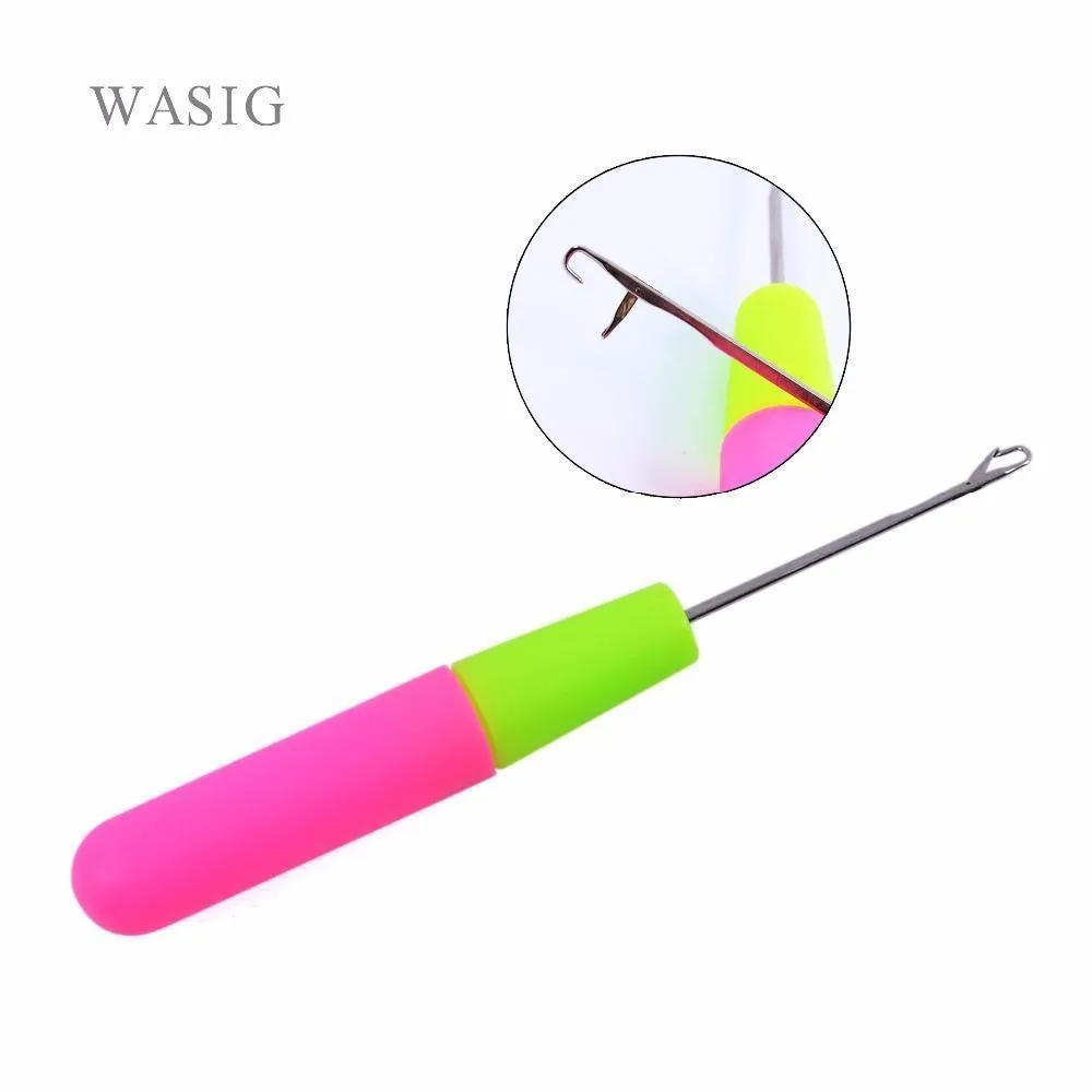 Plastic Handle Latch Crochet Hook Hair Weave Needle Wigs Knitting