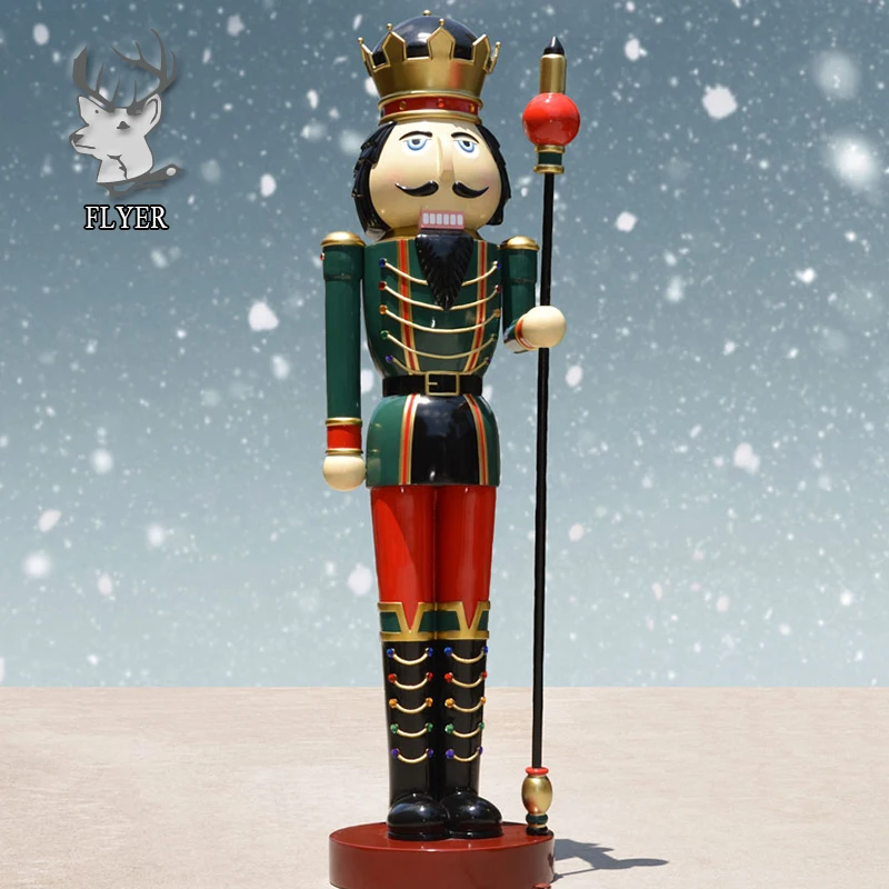 6 Feet High Fiberglass Nutcracker Statue For Sale Buy Fiberglass