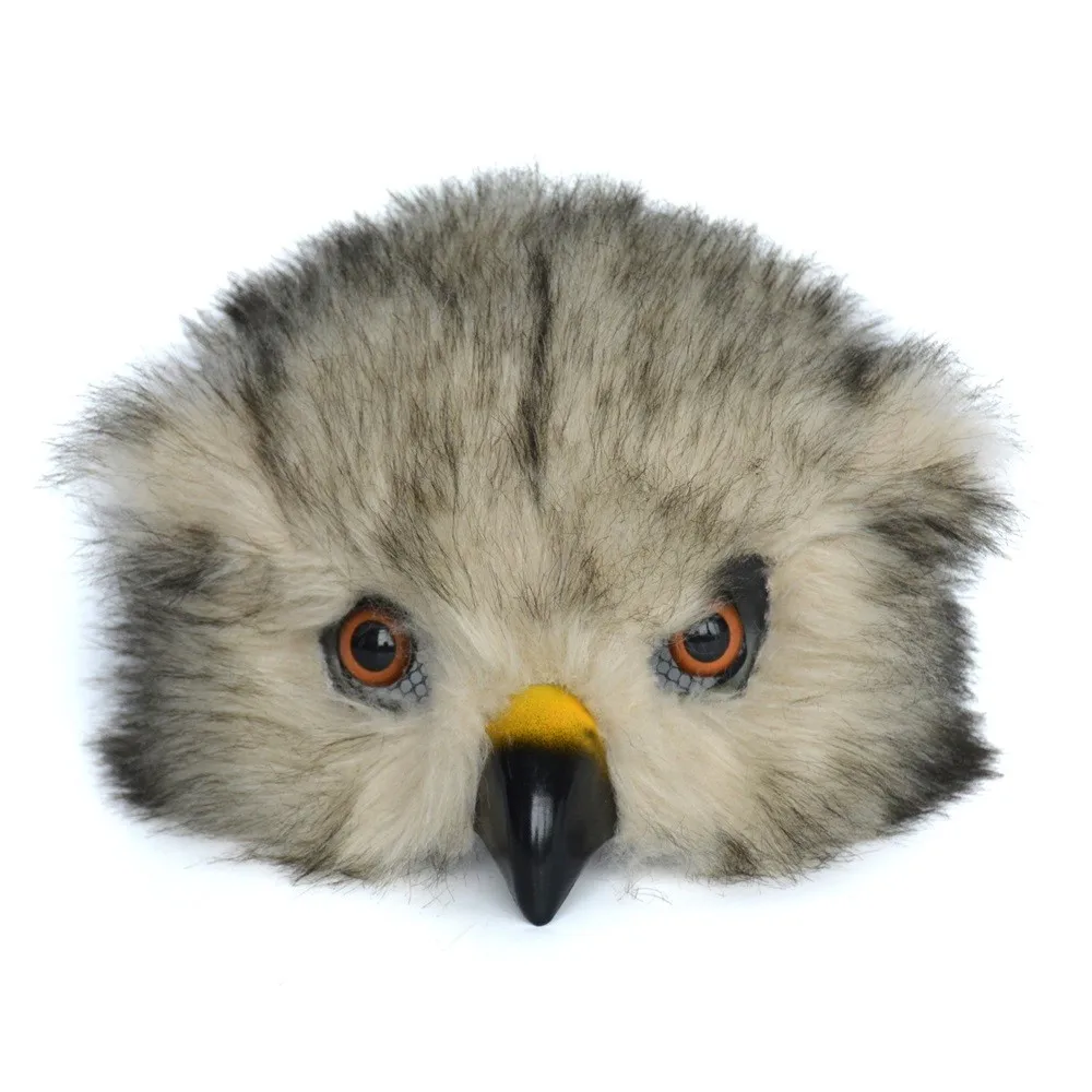 半脸动物猫头鹰面具为朋友派对和节日