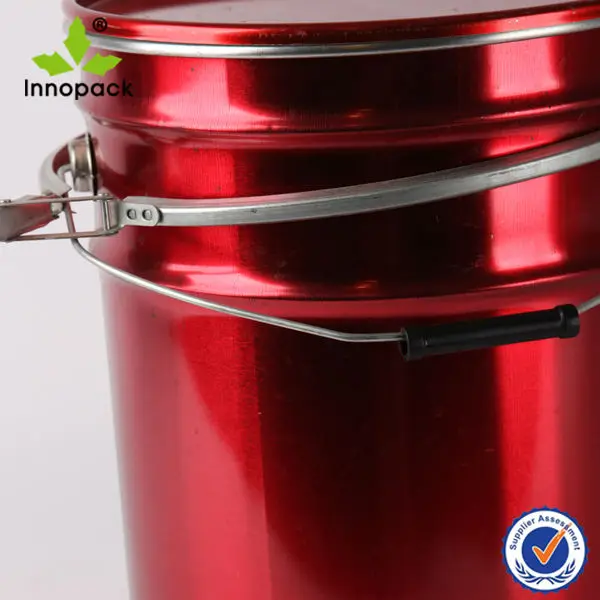 Download 20l Metal Bucket Paint Pail With Ring Lock Handle And Lid - Buy Paint Pail,Paint Pail With Ring ...