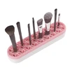Decorative fancy pink makeup brush holder