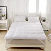 White down mattress pad outside wall Duck Down Feather Mattress Topper/Pad