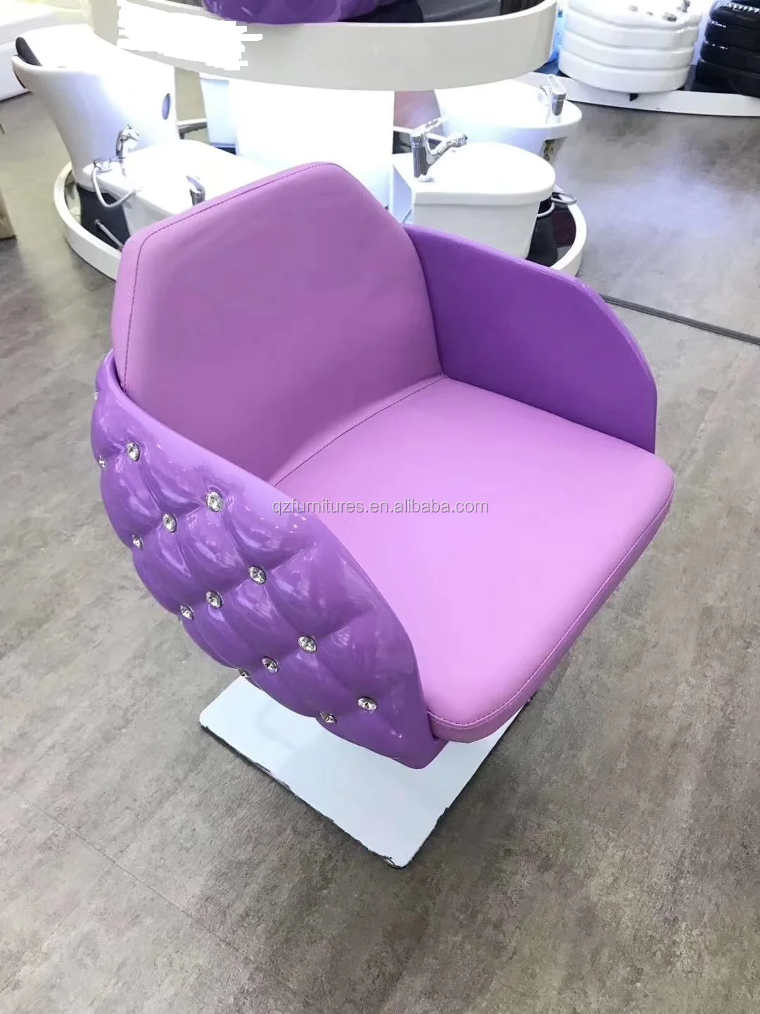 Salon Chair Salon Furnitures Fiberglass Styling Salon For Hot Sale Qz