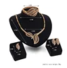 newest paris trendy womens jewellery gold filled full sets