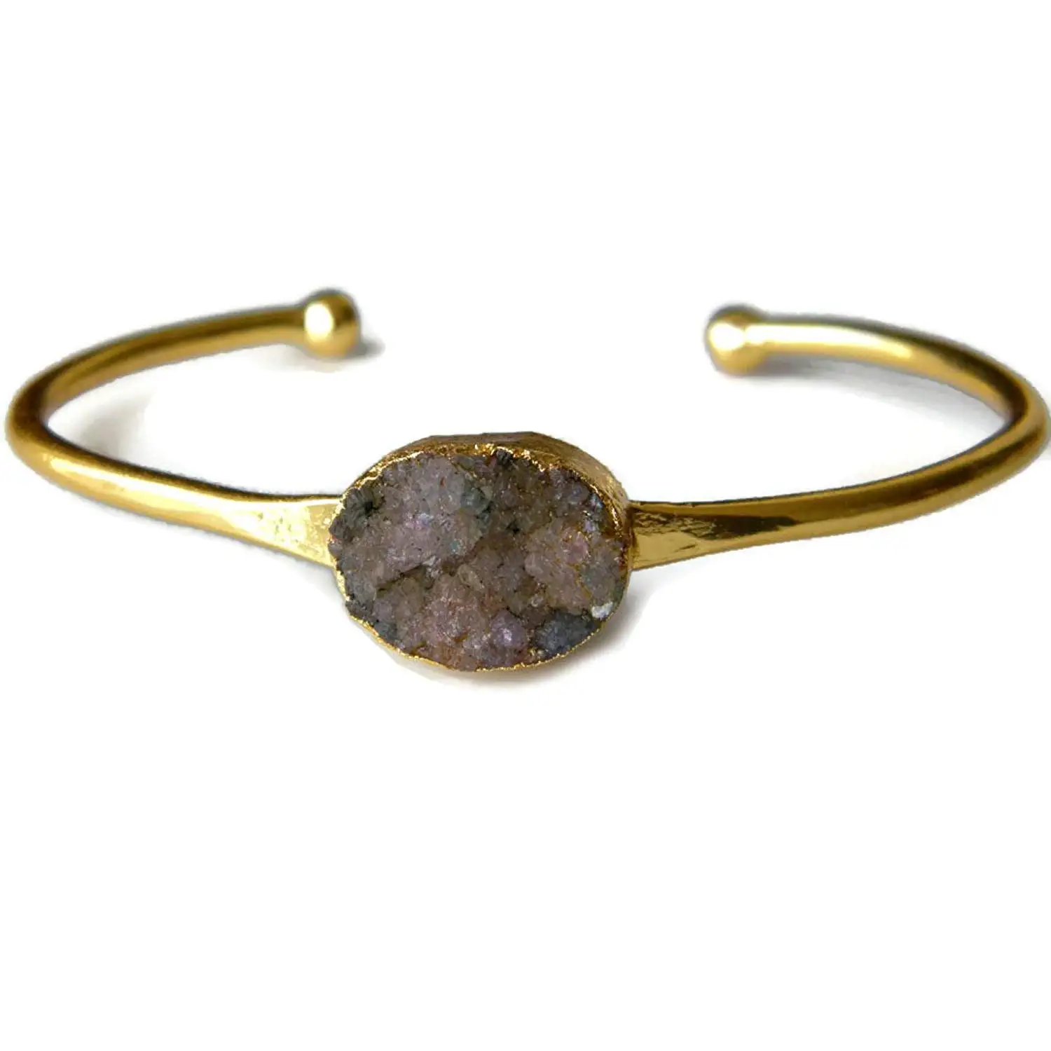 Surbhi Crafts Green Emerald Beryl Bracelet Gold Tone Jewelry AH-8144 Gemstone Bracelet Jewelry Bronze Bracelet