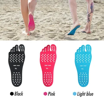 Barefoot Beach Invisible Shoes Portable Foot Stickers Adhesive Pad Barefoot Beach Invisible Shoes Portable Foot Stickers Adhesive Pad Anti Skidding Use