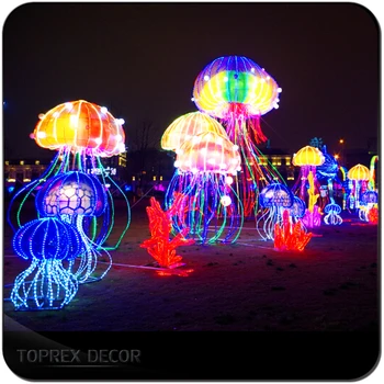  Christmas  Rope Led Motif Light Jellyfish  Decorations  Buy 
