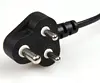 Hot Sell high quality AC power cord South Africa black/white SABS plugs