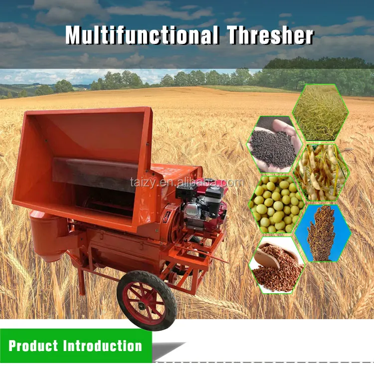 rice thresher design