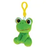 C059 Frog Soft Stuffed Plush Big Eye Backpack Clip Animals Unique Gift Useful Souvenir Green Frog Toy Keychain Plush