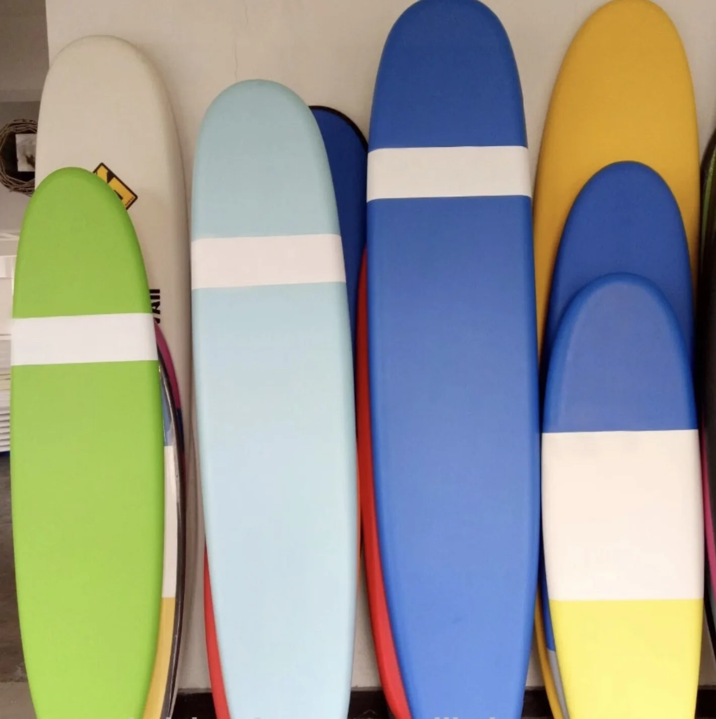 2020 new products long board blue soft surfboard durable high