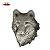 3D souvenir sculpture wolfhound dog wolf head fridge magnet for zoo gift store