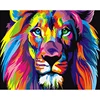 CHENISTORY DZ1025 Frame Colorful Lions Animalsabstract paint by numbes Modern Hand Oil Painting Unique Gift For Children