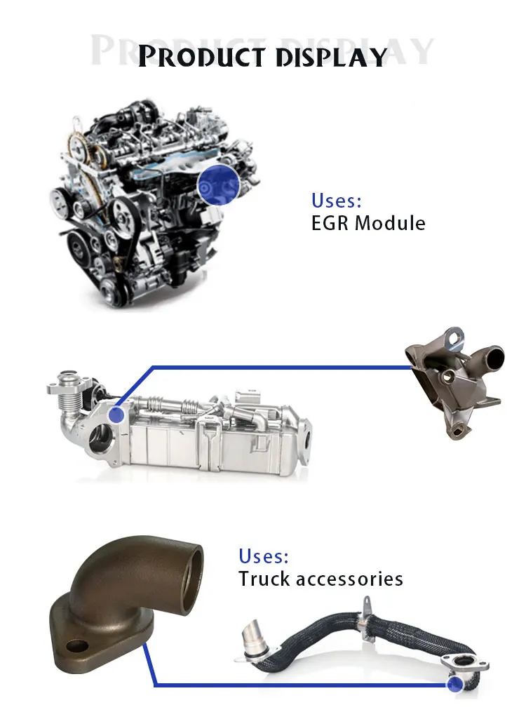 Cheap Price 2-1 merge collector Stainless Steel auto exhaust pipe