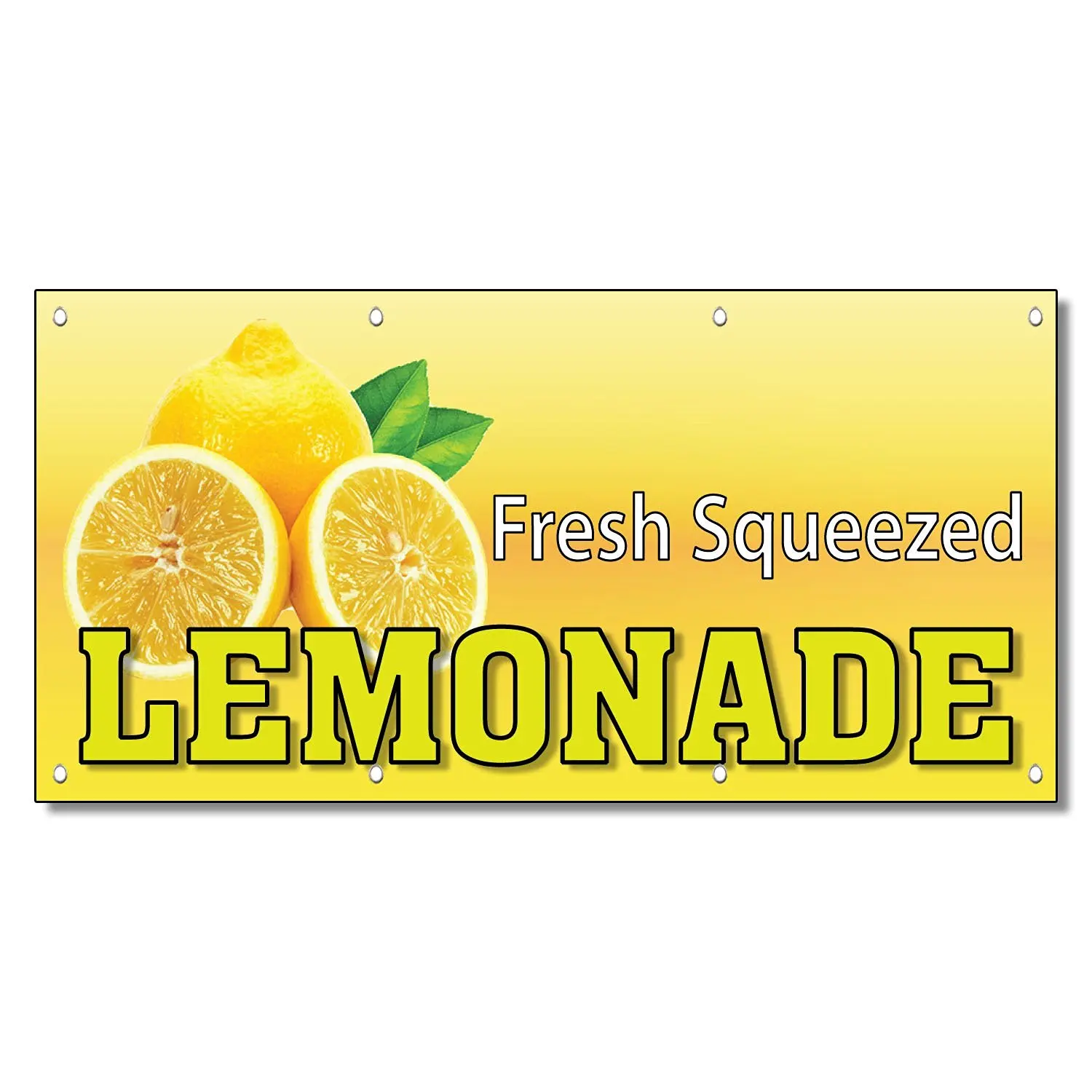 FRESH SQUEEZED LEMONADE Vinyl Banner Concession Food Sign 1x10 ft yb