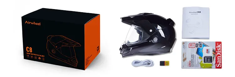 2017 Airwheel Safety Motorcycle Racing Helmet for Dirt Bike/Pit Bike